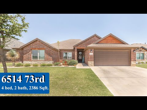 6514 73rd St, Lubbock, TX home video tour
