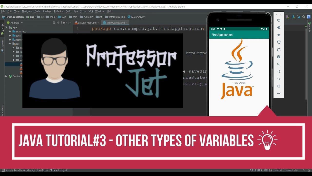 Different Types of Variables: Java Tutorial #3 [Tagalog] (2019) - YouTube