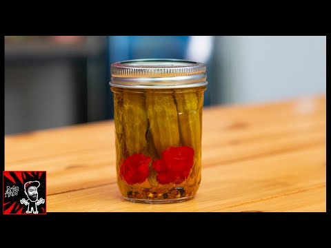 CAROLINA REAPER PICKLED OKRA?!