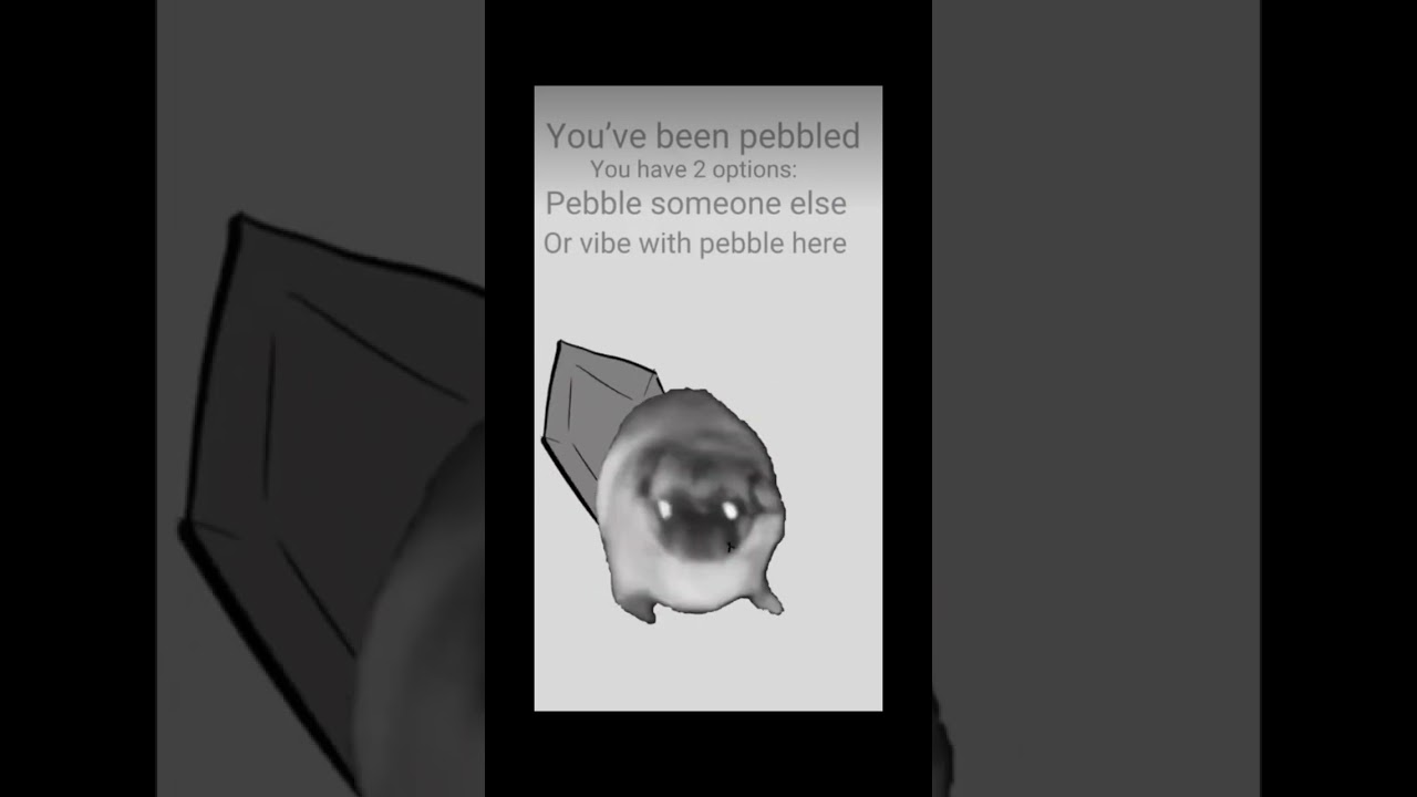 you've been pebbled 
