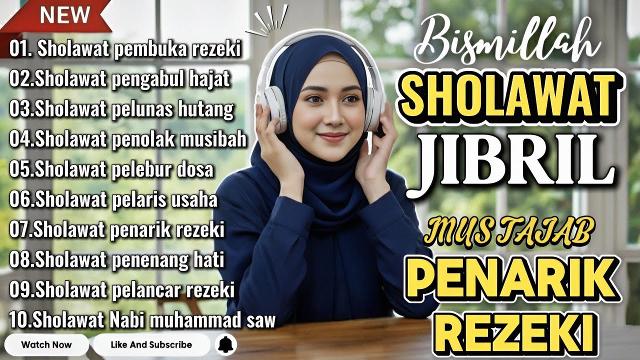 SHOLAWAT NABI MUSTAJAB | PEMBUKA PINTU REZEKI & KETENANGAN JIWA, SOLAWAT JIBRIL MERDU PALING DAHSYAT