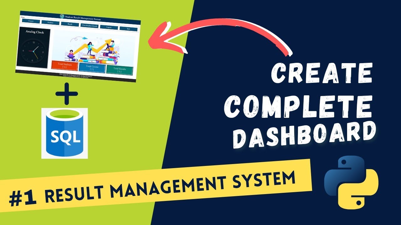 ๐๐ #Part 1: Create Student Result Management System with Database in ...