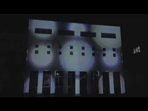 【北海道ハイテクノロジー専門学校　ITメディア学科】北海道文教大学学園祭とコラボ！プロジェクションマッピングを実演