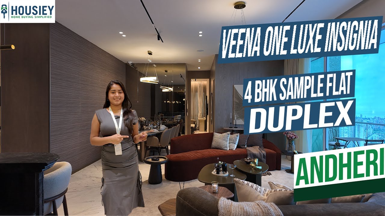 Veena One Luxe Insignia | 4BHK Luxury Sample Flat Tour at Lokhandwala Andheri West | Reviews 2025