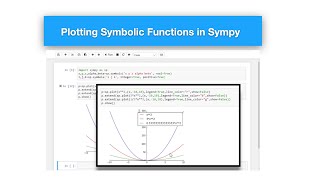 Plotting symbolic functions in Sympy
