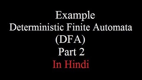Example of DFA  in Hindi | #2 |  DFA |TOC | Automata| By- Harendra Sharma