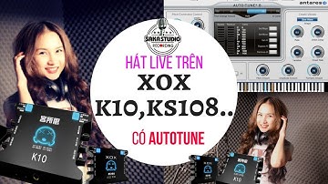 Sound card k10 hát live có autotune | cài đặt hát live cubase có autotune  như hoa vinh