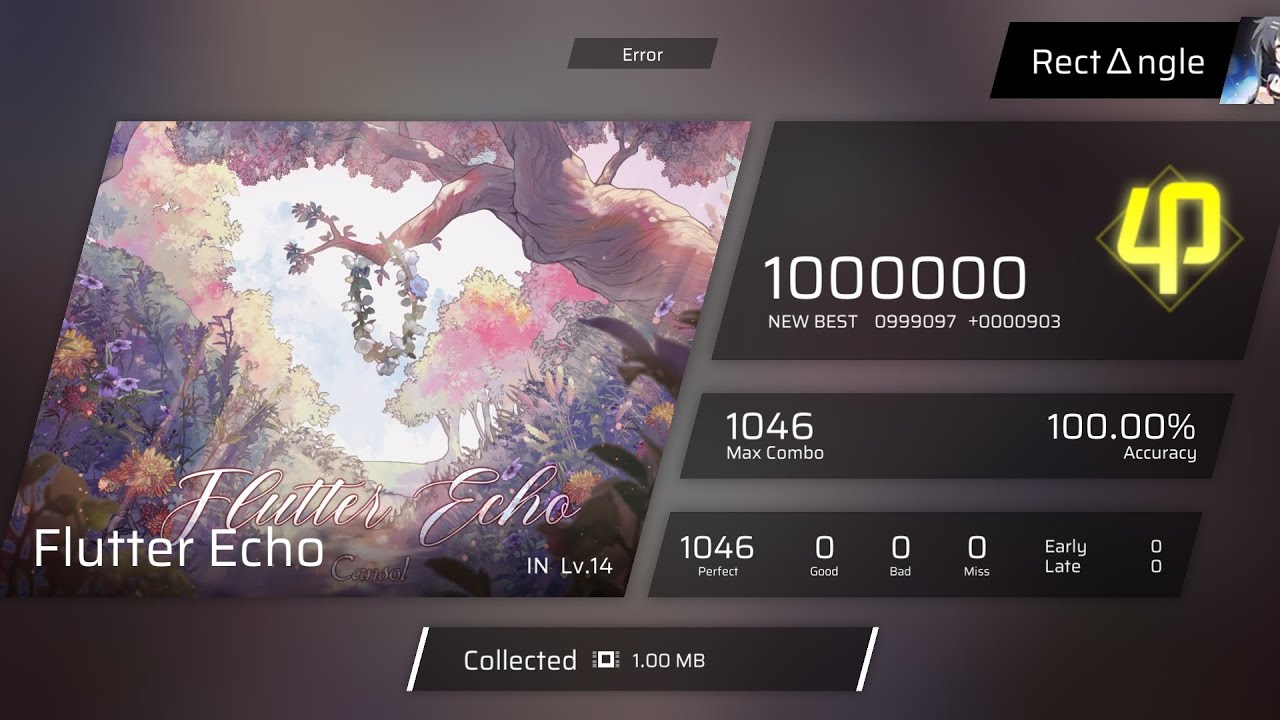 【Phigros】Flutter Echo - IN Lv. 14 - All Perfect 【Phigros】Flutter Echo - IN Lv. 14 - All Perfect