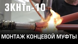Монтаж концевой муфты 3КНТп-10 (КВТ)