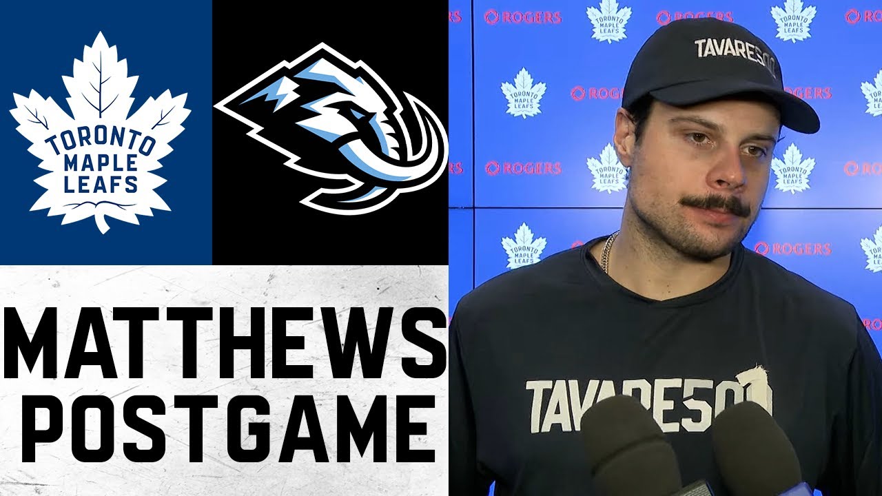Auston Matthews | Post Game vs. Utah Mammoth | November 05, 2025