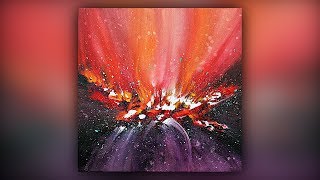 abstract painting beginners knife palette technique easy