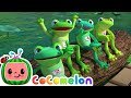 Five little speckled frogs  cocomelon  kids show  toddler learning cartoons