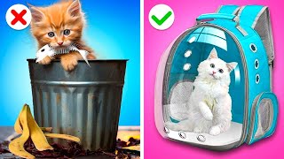 Bố vs Bố Dượng - Bọn Tớ Xây Một Căn Nhà Nhỏ Cho Mèo Con! Mẹo Hay và Tình Huống Hài từ Gotcha! Viral