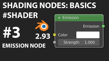 Blender 2.93 | Emission node | Basics