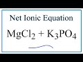 Net Ionic Equations and Spectator Ions