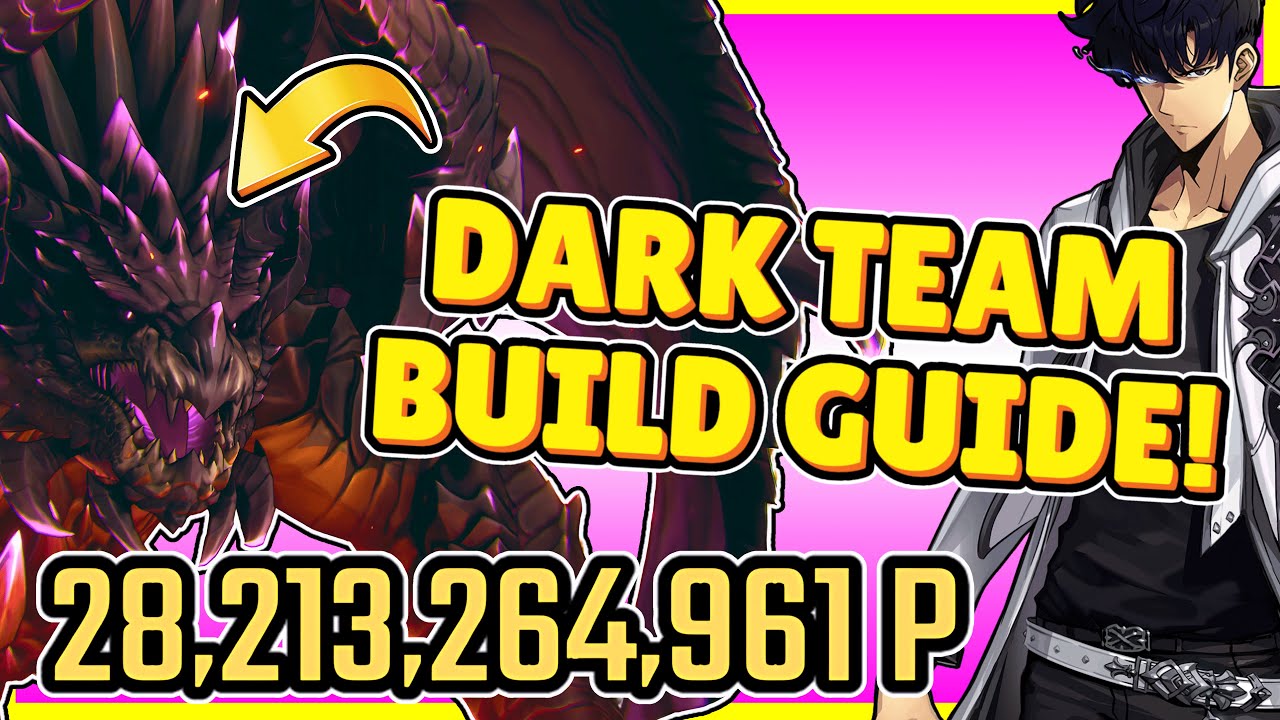 POWER OF DESTRUCTION! DARK TEAM BUILD GUIDE & BATTLE! [Solo Leveling ...
