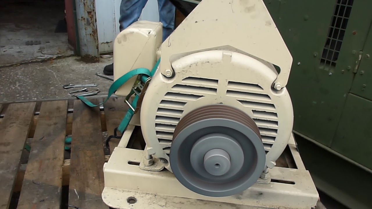 50 HP Electric Motor - YouTube