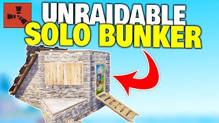 I Lived In An Unraidable 1X1 Solo Bunker Base For 4 Days - Rust