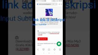 Cara donwload lagu an om my whay -