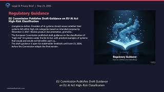 Legal & Privacy Brief - May 23, 2026