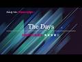 【カタカナで歌える洋楽】The Days・Avicii ▼世界で通じる英語力で人生を変えたい方は、今すぐ概要欄をチェック！The Days