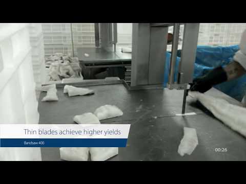 Bandsaw 400 – Efficient portioning of frozen or bone-in meat and fish