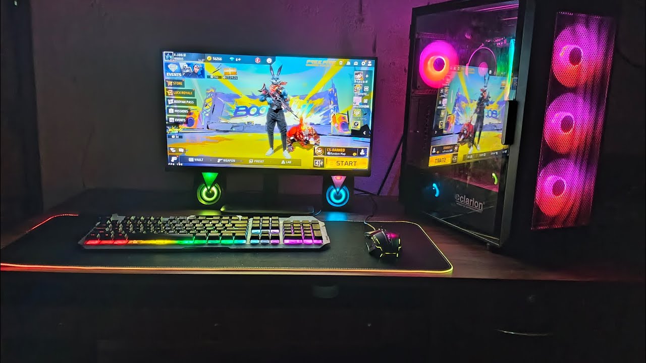 Free fire pc 🖥️ hand cam Ryzen 5 5600g high graphics 🌿 lone wolf 🎯 Full gameplay 🥰