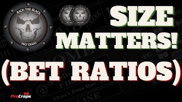 Size Matters! Get your bet levels and ratios right to win at craps!