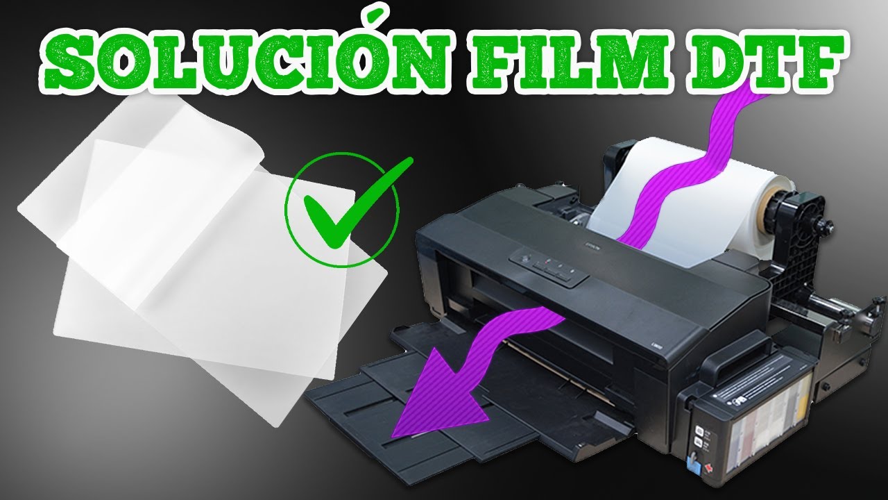 No Coge El Film PET DTF ¿Cómo Lo Soluciono? | Epson L1800 DTF Solución Papel Film No Agarra