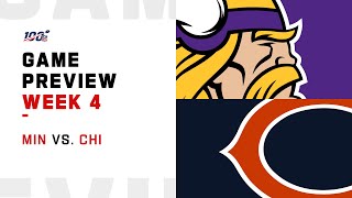 Minnesota Vikings vs. Chicago Bears Week 4 NFL Game Preview