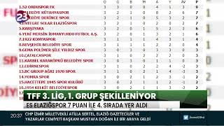 TFF 3. LİG, 1. GRUPTA PUAN TABLOSU  ŞEKİLLENİYOR