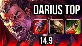 DARIUS vs JAX (TOP) | 6 solo kills, 700+ games | NA Grandmaster | 14.9