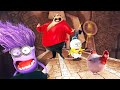 Baby Minion defeat El Macho Boss's Little Chicken - ベビーチキンチーム