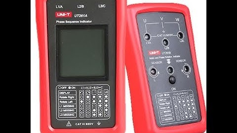 UNI-T UT261A Three-phase Sequence Indicator Meter | Unboxing