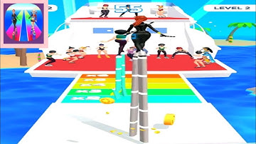 Dancing Race Walkthrough Gameplay All Levels Android, iOS | New Mobile Games Update Max Level |