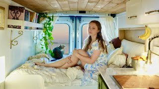 My Evening Routine Alone in a Van(& where I go to sleep for FREE)