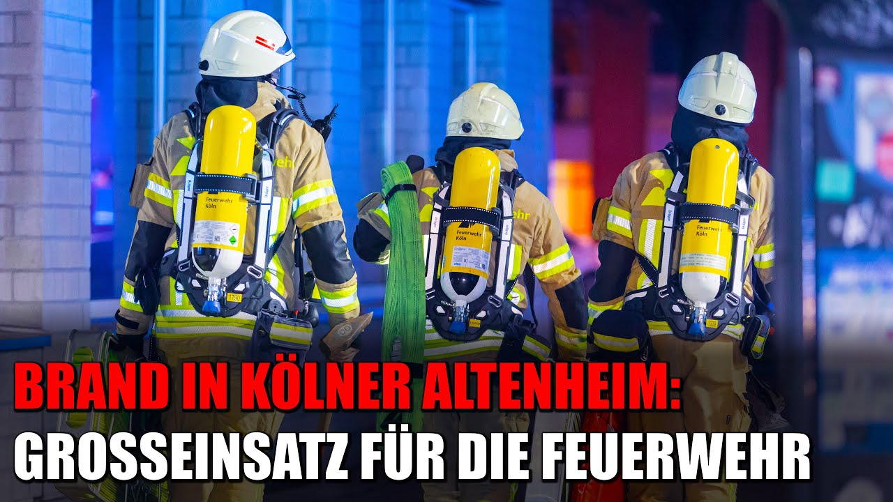 FEUER 3 + MANV 10 – Dramatischer Brand in Kölner Altenheim | 04.01.2026