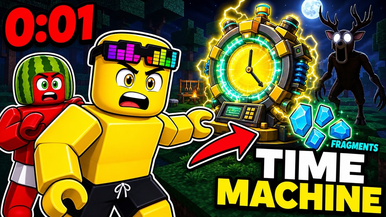 I Tried Crafting The TIME MACHINE in 99 Nights in The Forest!