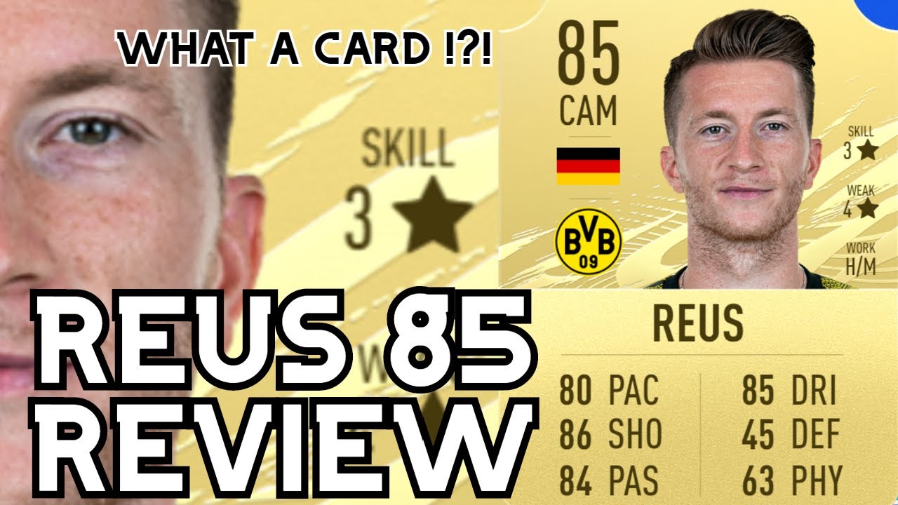 REUS 85 FIFA | 21 PLAYER REVIEW | FIFA 21 ULTIMATE TEAM