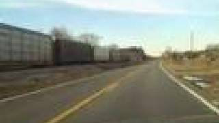 "The General" the great chase. CSX train on same track