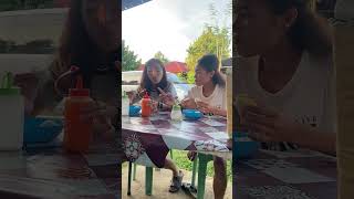 Rural Girls In Davao City Eatinf Balut And Eggs 