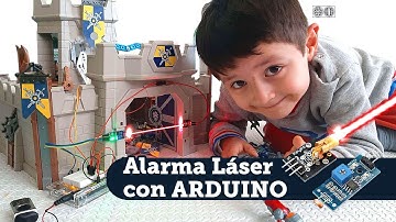 ¿Cómo hacer una alarma láser con Arduino?, muy fácil  🚨⚡️
