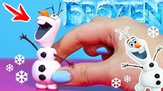 Снеговик  ОЛАФ СВОИМИ РУКАМИ!  Холодное сердце FROZEN DIY FIMO Поделки для детей МК Анна Оськина