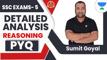 SSC CGL/CHSL 2023 I SSC CGL/CHSL I Reasoning Practice Set I Previous Year Question I Sumit Goyal