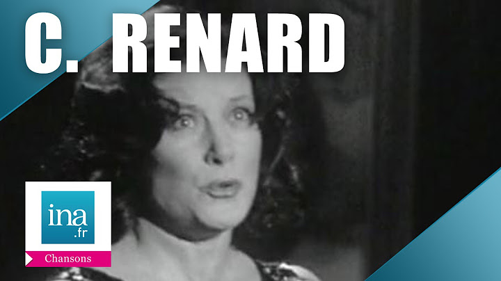 Colette Renard "Mon homme" (live officiel) | Archive INA