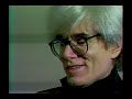 Andy Warhol Interview 1986 | TF1 French TV | Rare Andy Warhol Footage