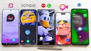 Teleguard,TrueCaller, Justalk, Zangi Xiaomi 14 Ul + Nothing 2A + S24 Ultra + iPhone 15 Pr + OnePLUS by Phone Incoming Call 58,916 views 2 weeks ago 2 minutes, 51 seconds