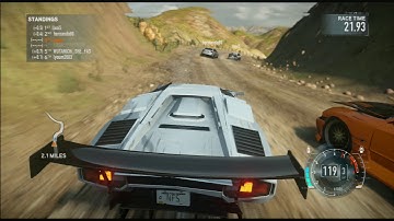 NFS the Run Multiplayer gameplay- My Lamborghini spaceship.