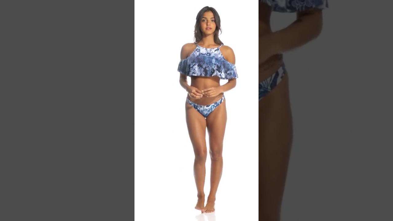 Bikini Lab Indigo Your Own Way Skimpy Hipster Bikini Bottom | SwimOutlet.com