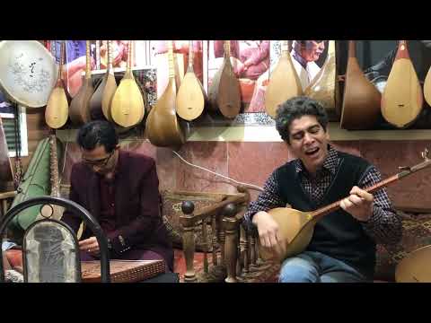 هم نوازی دوتار و سنتور آهنگ لیلا در وا کن مویوم مصطفی کریم زاده و حسین مقدم 